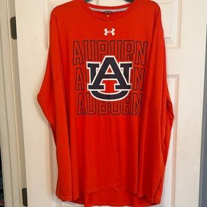 Auburn Tigers Under Armour Orange Long Sleeve Performance Tee